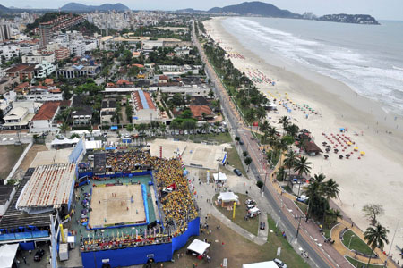 Beach Volleyball Venue Guaruja 2008 - Brazil